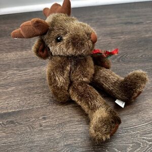 Reindeer Plush Brown Christmas Cute oriental trading stuffed animal jointed